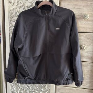 Figs Sydney Scrub Jacket charcoal size medium only wore once